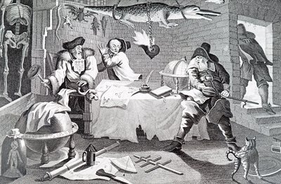 Eine okkulte Szene von William Hogarth