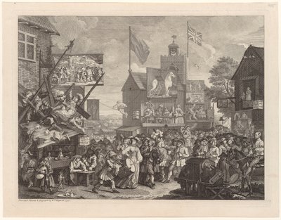 Jahrmarkt zu Southwark von William Hogarth