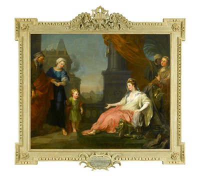 Moses wird vor die Tochter des Pharao gebracht, 1746 von William Hogarth