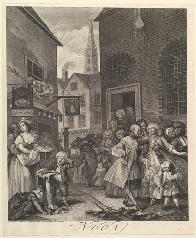 Mittag: Die vier Tageszeiten von William Hogarth