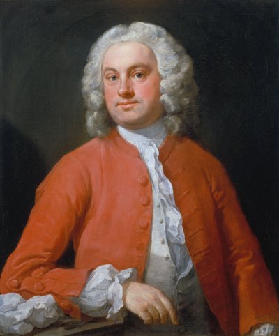 Porträt eines Mannes von William Hogarth