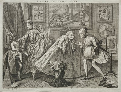 Geschmack im hohen Leben von William Hogarth