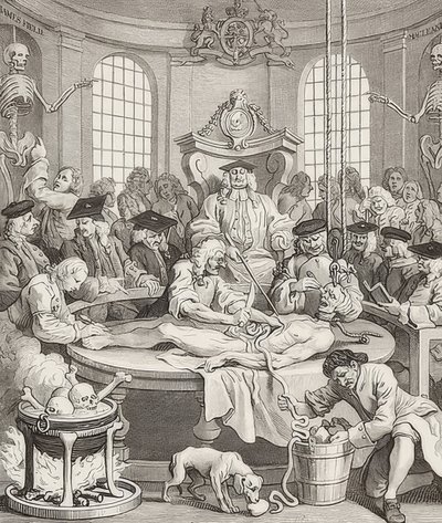 Der Lohn der Grausamkeit. Aus: Die vier Stufen der Grausamkeit von William Hogarth