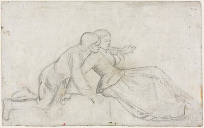 Studie für Der Mietshirte, 1851 von William Holman Hunt