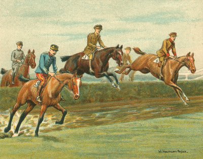 Historische und moderne Rennen, Hindernisrennen für alliierte Offiziere von William Hounsom Byles