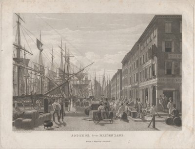 South St. von Maiden Lane, 1834 von William James Bennett