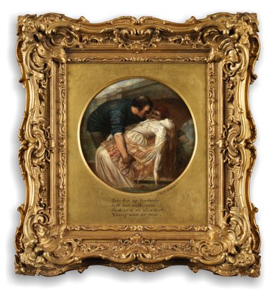 Die Seufzerbrücke (Öl auf Holz) von William James Grant