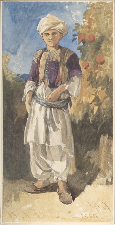 Stehender türkischer Jüngling von William James Muller