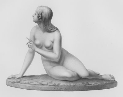 Eva lauscht der Stimme, graviert von W. Roffe nach einer Zeichnung von F. R. Roffe von William John Roffe