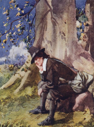 Illustration für The Compleat Angler von Izaak Walton von William Lee Hankey