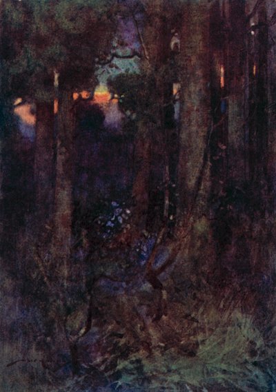 Illustration für Das verlassene Dorf von Oliver Goldsmith von William Lee Hankey
