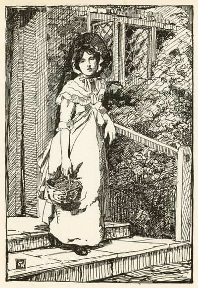 Illustration für Das verlassene Dorf von Oliver Goldsmith von William Lee Hankey