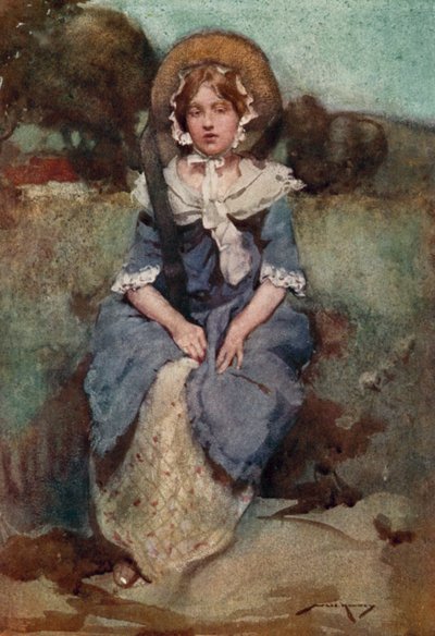 Illustration für Das verlassene Dorf von Oliver Goldsmith von William Lee Hankey