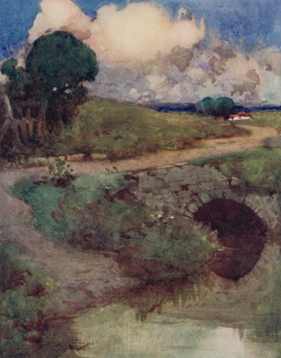 Illustration für Das verlassene Dorf von Oliver Goldsmith von William Lee Hankey