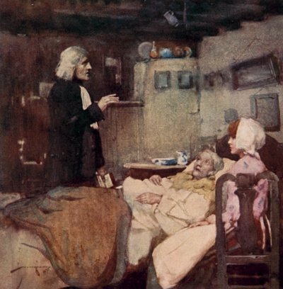 Illustration für Das verlassene Dorf von Oliver Goldsmith von William Lee Hankey