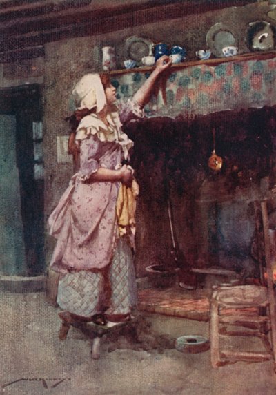 Illustration für Das verlassene Dorf von Oliver Goldsmith von William Lee Hankey