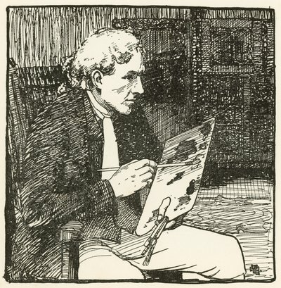 Illustration für The Deserted Village von Oliver Goldsmith von William Lee Hankey