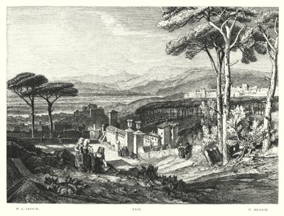 Lord Byrons Childe Harold, Canto IV, Strophe 174 von William Leighton Leitch