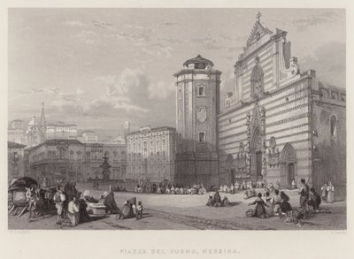 Piazza Del Duomo, Messina von William Leighton Leitch