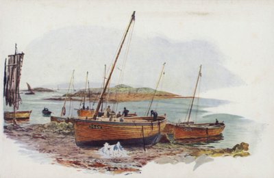 Loch Fyne Hering-Skiffs in Tarbet von William Lionel Wyllie