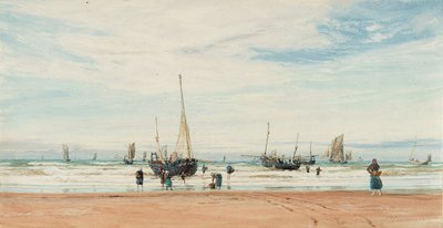 Plan der Werft von Portsmouth (England) im Jahr 1850. Zeichnung und Aquarell, aus einer Kompilation von 1906, von D. Hucker (?) von William Lionel Wyllie