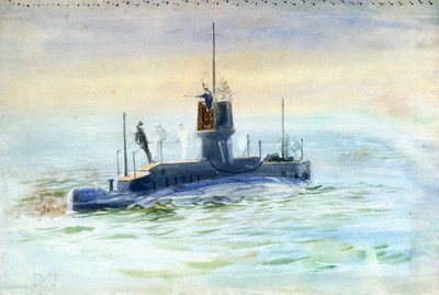 U-Boot D7, frühes 20. Jahrhundert von William Lionel Wyllie