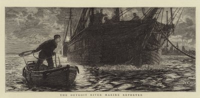 Der Detroit River Marine Reporter von William Lionel Wyllie