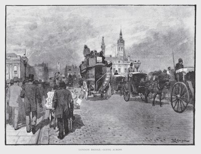 London Bridge, Überquerung von William Luker