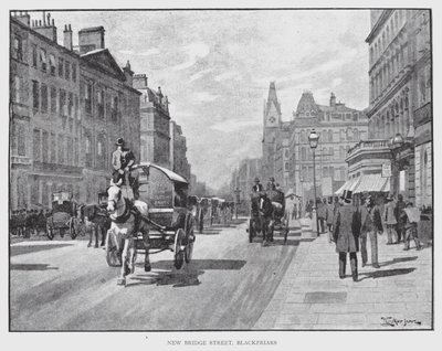 New Bridge Street, Blackfriars von William Luker