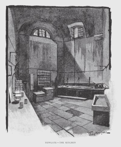 Newgate, die Küche von William Luker