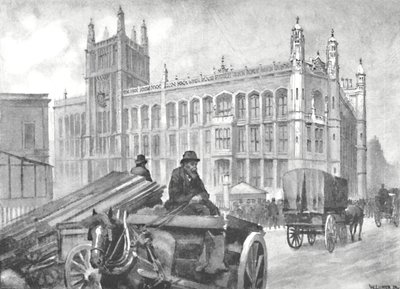 Das Archivbüro, Fetter Lane, 1891 von William Luker