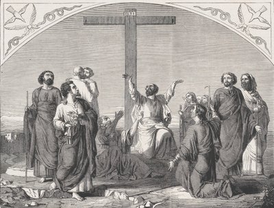 Die Mission der Apostel, aus Illustrated London News, 30. Oktober 1865 von William Luson Thomas