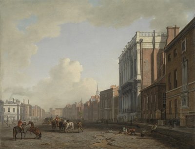 Whitehall, Blick nach Nordosten, ca. 1775 von William Marlow