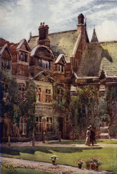 Der Alte Hof, Pembroke College von William Matthison