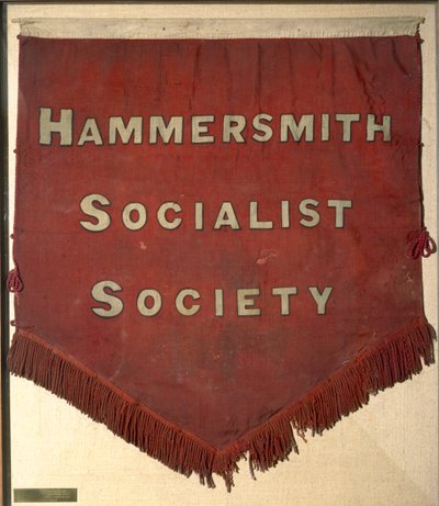 Banner der Hammersmith Socialist Society (Textil) von William Morris