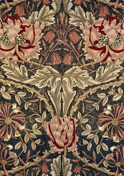Dekorativer Stoff, 1876-1890 von William Morris Tapestry Works