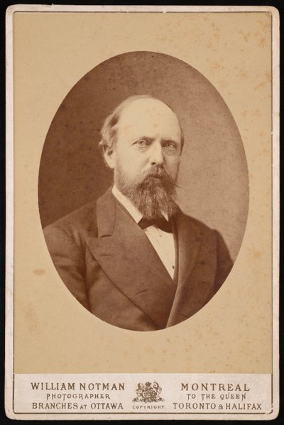 Porträt von Othniel Charles Marsh 1831-1879, ca. 1875 von William Notman