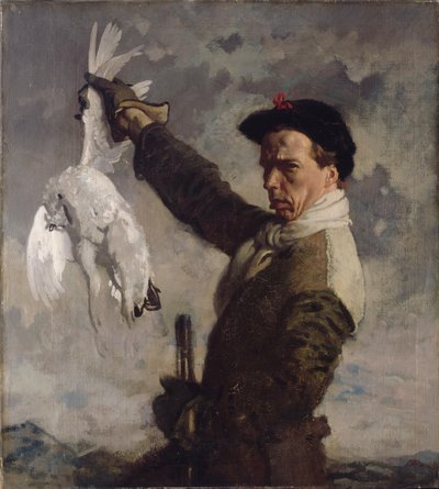 Das tote Schneehuhn (ein Selbstporträt) von William Orpen
