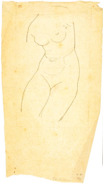 Venus führt Eneas und die Trojaner zur lateinischen Küste (Torso der Venus) von William Page