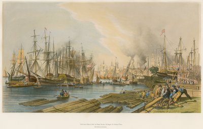 Schiffbau in Limehouse, der Präsident im Bau von William Parrott