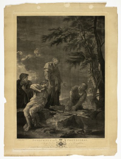 Demokrit und Protagoras von William Pether
