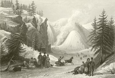 Montmorency Wasserfall und Kegel, nahe Quebec von William Purser
