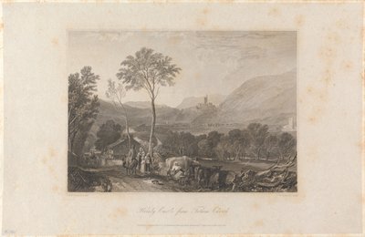 Hornby Castle von der Kirche von Tatham aus gesehen von William Radclyffe