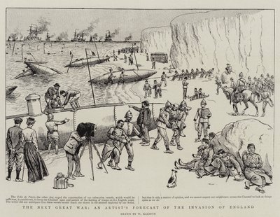 Der nächste große Krieg, eine Künstlerprognose der Invasion Englands von William Ralston