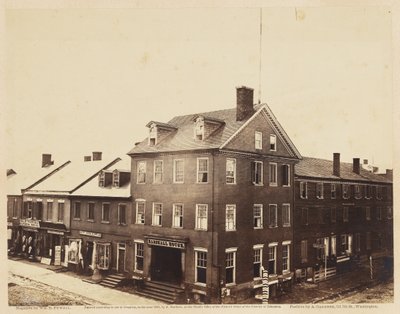 Marshall House, Alexandria, Virginia, August 1862 von William Redish Pywell