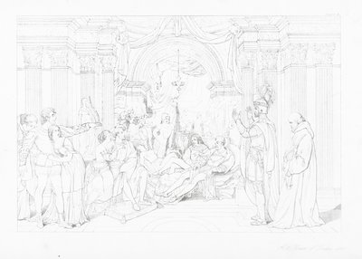 Illustration für The Castle of Indolence von James Thomson (Gravur) von William Rimer