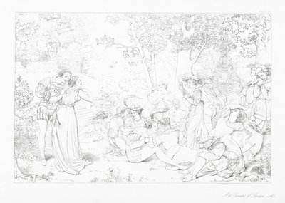 Illustration für The Castle of Indolence von James Thomson von William Rimer