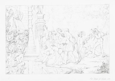 Illustration für The Castle of Indolence von James Thomson von William Rimer