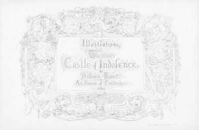 Illustration für The Castle of Indolence von James Thomson von William Rimer