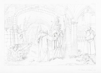 Illustration für The Castle of Indolence von James Thomson von William Rimer